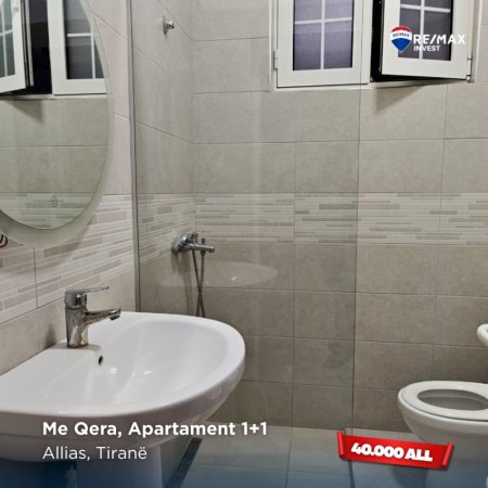 Tirane, jepet me qera apartament 1+1 Kati 2, 400 € (Allias, Tiranë)