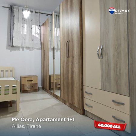 Tirane, jepet me qera Vile 1+1 Kati 2, 400 € (Allias, Tiranë)