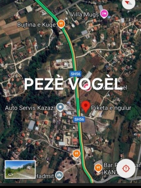 OKAZION TIRANE SHITET  2500 M2 TOKE PRANE MOBILERISE ( PEZE VOGEL )