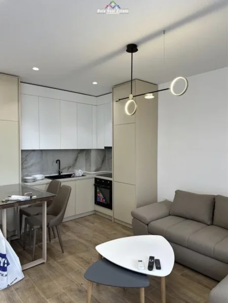 Tirane, jepet me qera apartament 1+1+Ballkon Kati 4, 64 m² (Fusha E Aviacionit)