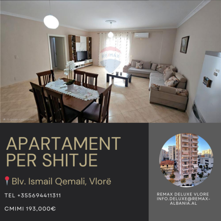 Vlore, shitet apartament 2+1+Ballkon Kati 6, 104 m² 193.000 € (Blv. Ismail Qemali,Vlore)