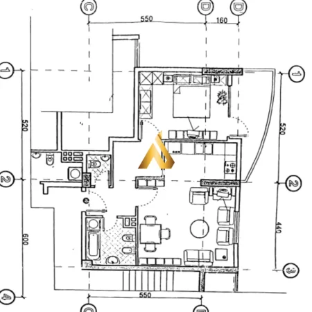 Tirane, shitet apartament 1+1+Ballkon Kati 12, 79 m² 165.000 € (bulevardi i ri)
