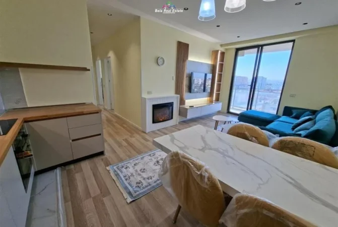 Tirane, jepet me qera apartament 2+1+Ballkon Kati 6, 94 m² 1.500 € (Gold Tower)