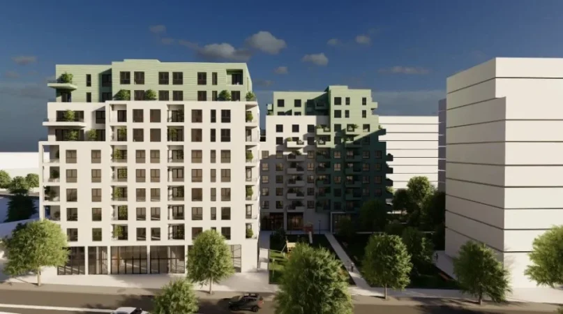 Tirane, shitet apartament 1+1 Kati 7, 58 m² 99.280 € (Rr. Javer Malo)