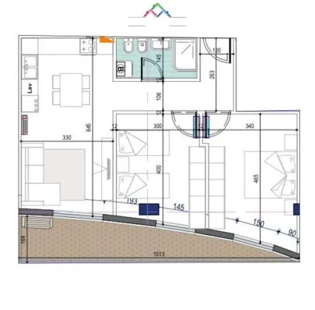 Tirane, jepet me qera zyre Kati 12, 100 m² 1.100 € (Rruga Mine Peza)