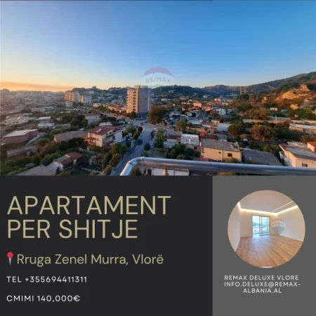 Vlore, shitet apartament 2+1+Ballkon Kati 8, 101 m² 140.000 € (Rr. Zenel Murra, Vlorë)