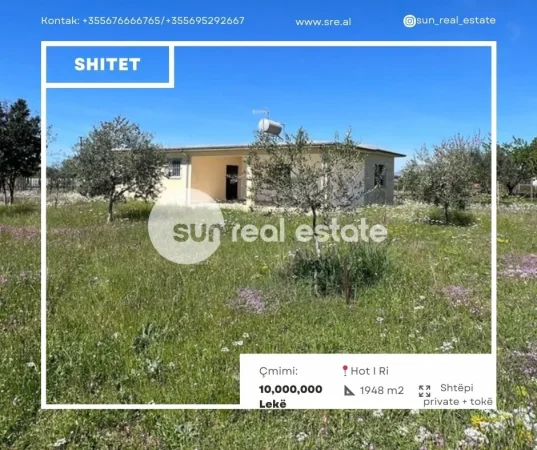 Shkoder, shitet shtepi 1 Katshe Kati 0, 1.948 m² (HOT I RI)