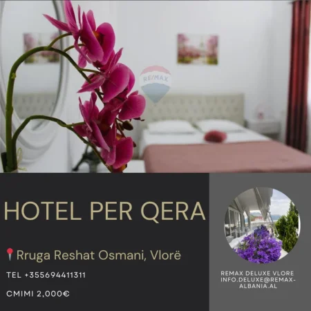 Vlore, jepet me qera hotel Kati 3, 526 m² 2.000 € (Rruga Reshat Osmani)