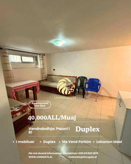 Tirane, jepet me qera 1 Katshe , 60 m² 400 € (Pazari Ri)