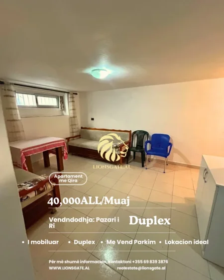 Tirane, jepet me qera 1 Katshe , 60 m² 400 € (Pazari Ri)