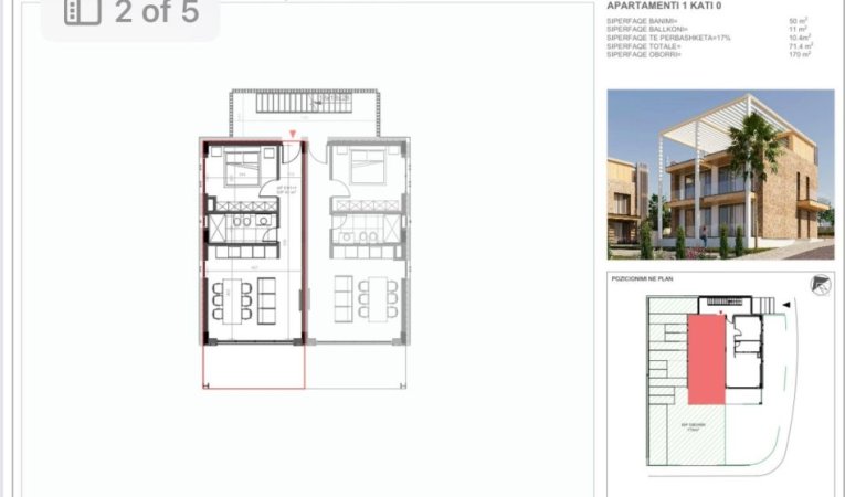 Dhermi - Palase, shitet apartament 1+1 Kati 0, 143 m² 550.000 € (DHERMI)