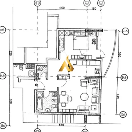 Tirane, shitet apartament 1+1 Kati 12, 79 m² 165.000 € (St)