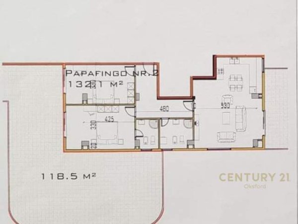 Tirane, shitet Penthouse 2+1+A+BLK Kati 7, 268 m² 130.000 Euro