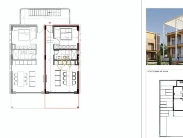 Vlore, shitet Vile 1+1 Kati 1, 100 m² 300.000 € (Dhermi)