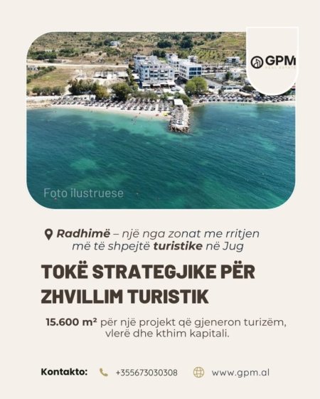 Vlore , shitet toke , 15.600 m²