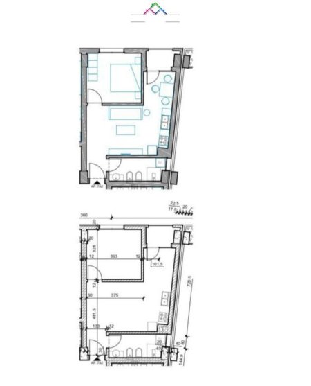 Tirane, shes apartament 1+1 Kati 3, 150.000 m² 150.000 € (Rruga Hamdi Pepa)
