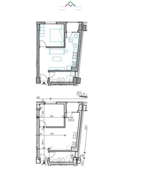 Tirane, shes apartament 1+1 Kati 3, 150.000 m² 150.000 € (Rruga Hamdi Pepa)