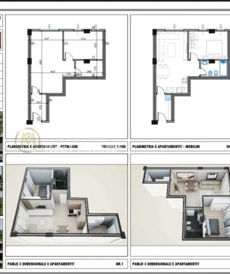 Tirane, shitet apartament 1+1 Kati 0, 59 m² 89.000 € (Fresku)