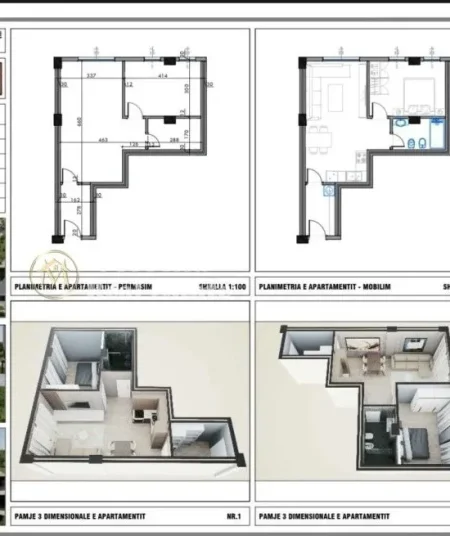 Tirane, shitet apartament 1+1 Kati 0, 59 m² 89.000 € (Fresku)