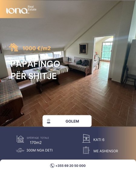 Golem, shitet apartament 2+2+Aneks+Ballkon Kati 6, 170 m² 170.000 €