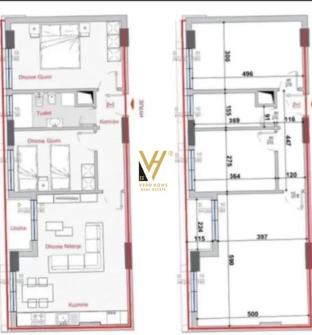 Tirane, shitet apartament 2+1+Ballkon Kati 9, 90 m² 235.000 € (JORDAN MISJA)