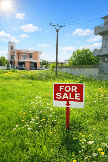 Shitet tokë truall, 1600 m² – Rruga Durrës-Shijak, Xhafzotaj