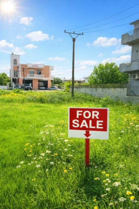 Shitet tokë truall, 1600 m² – Rruga Durrës-Shijak, Xhafzotaj