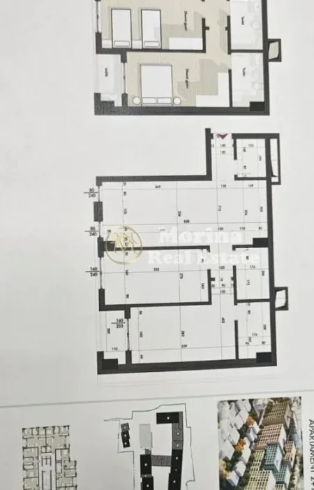 Tirane, shitet apartament 2+1 Kati 8, 116 m² 203.235 € (Porcelan)