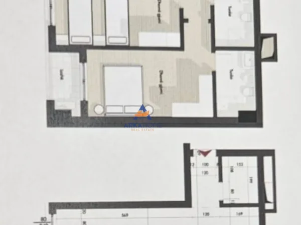 Tirane, shitet apartament 2+1+Ballkon Kati 8, 115 m² 203.235 € 