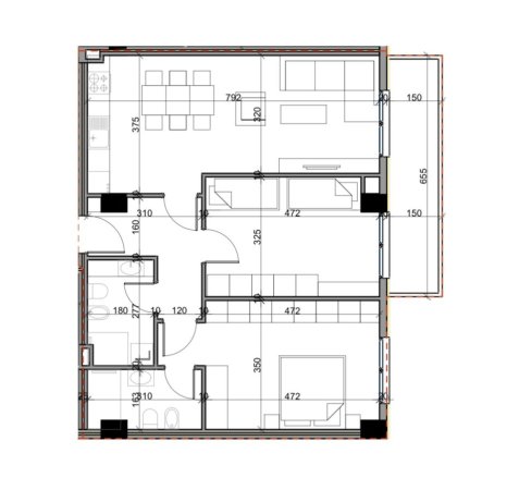 🔥OKAZION 1100€/m2, Tirane, shitet apartament 2+1+2+Ballkon , 116 m² 127.380 € (Aluna Complex, Paskuqan)