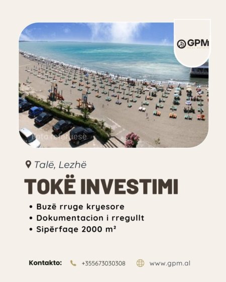 Shqiperi, shitet toke , 2.000 m² 