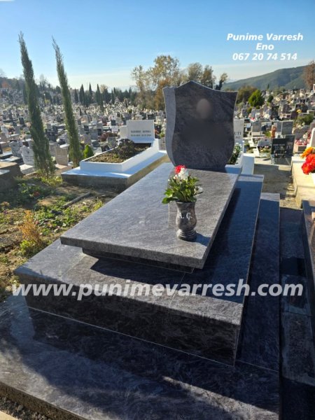 Tirane, ofroj Punime Varresh Eno Tuifne - Granit Veizag Blue - Modeli Varrit Gonxhe