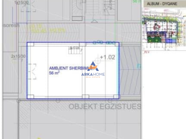 Tirane, shitet ambjent biznesi Kati 0, 64 m² 225.400 € 