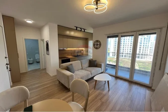 Tirane, jepet me qera apartament 1+1 , 66 m² 600 € (Rruga Jordan Misja)