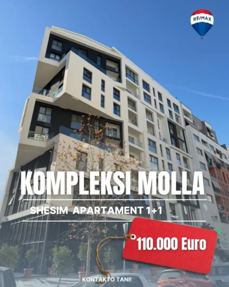 Tirane, shitet apartament 1+1+Ballkon Kati 5, 68 m² 110.000 € (Astir)