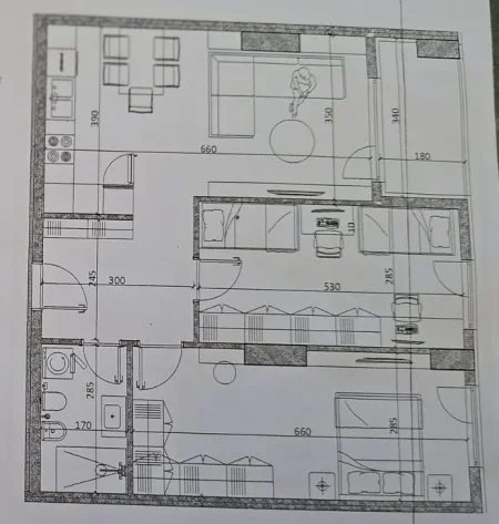 Tirane, shitet apartament 2+1 Kati 6, 84 m² (Rruga "Pekini")