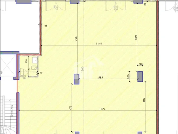 Tirane, shitet dyqan Kati 0, 190 m² 1.520.000 € (PRANË KRYQËZIMIT “VASIL SHANTO”)