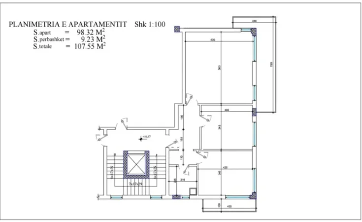 Tirane, jepet me qera apartament 2+1 Kati 4, 108 m² 850 € (liqeni thate)