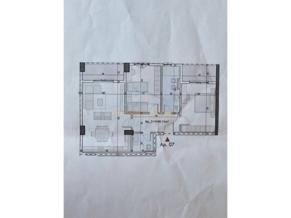 Tirane, shitet apartament 2+1 Kati 1, 111 m² 111.000 € (RingSide Residence, Paskuqan)
