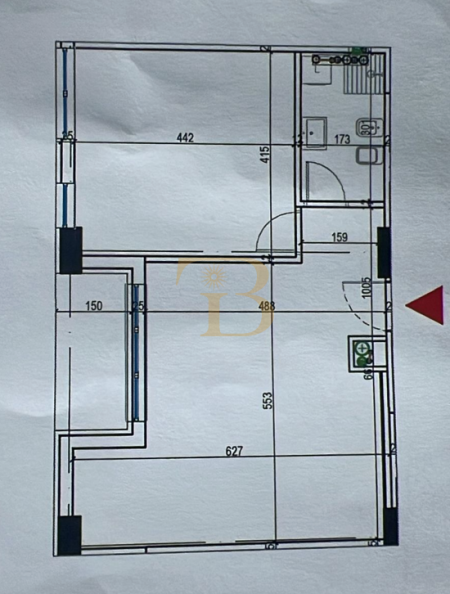 Tirane, shitet apartament 1+1+Ballkon Kati 2, 79 m² 145.600 € (rruga "Jordan Misja")