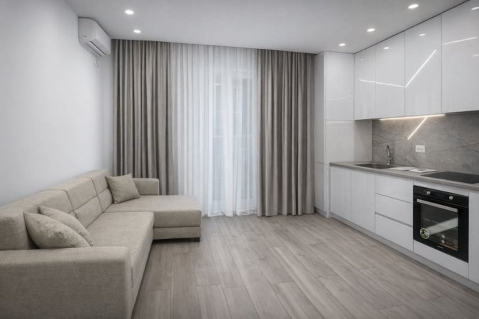 Tirane, jepet me qera apartament 1+1 Kati 2, 65 m² 400 € (Rruga Astrit Losha)