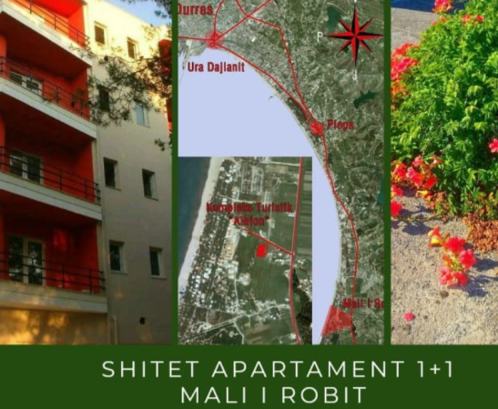 Mali Robit, shitet apartament 1+1+Ballkon Kati 3, 56.000 € (Rruga Skenderbeu)