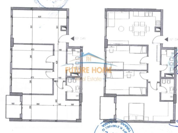 Tirane, shitet apartament 3+1+2+Ballkon Kati 4, 121 m² 175.300 € (Rruga 5 Maji)