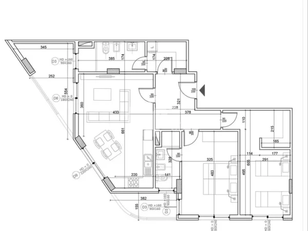 Tirane, shitet apartament 2+1+Ballkon Kati 3, 130 m² 234.000 € (TE LIQENI I THATE)