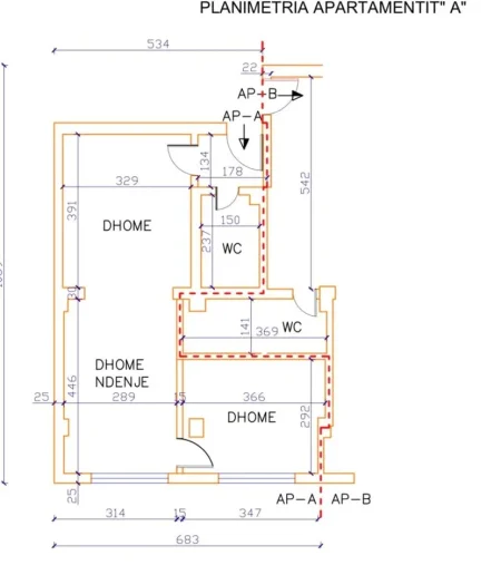 Shitet Apartament 1+1 tek Liqeni Afer Rrugës së Kosovareve ne Tirane Mundesi Blerje me Kredi,  138.000 €URO