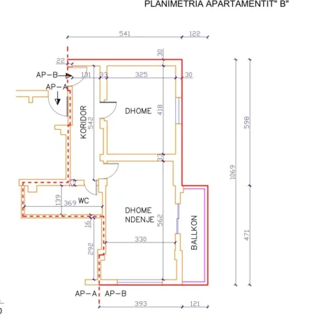 Shitet Apartament 1+1 tek Liqeni Afer Rrugës së Kosovareve ne Tirane Mundesi Blerje me Kredi,  160.000 €uro