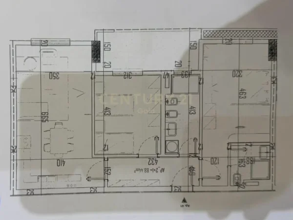 Tirane, shitet apartament 2+1+Ballkon Kati 5, 99 m² 125.000 € 