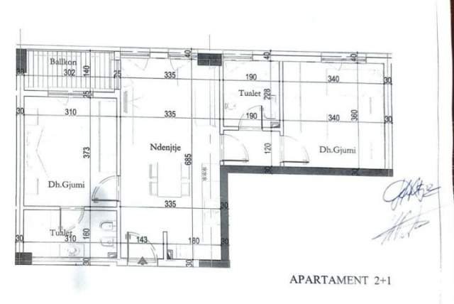 Tirane, shes apartament 2+1+BLK Kati 4, 87 m² 96.000 Euro (Casa Italia)