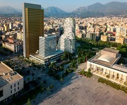 Tirane, shitet apartament 3+1 Kati 9, 224 m²  (Tirana Rock) ne qender te Tiranes