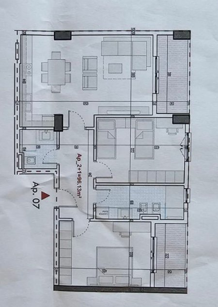 Tirane, shitet apartament 1+1 Kati 0, 111 m² (Rruga "Paskuqan")